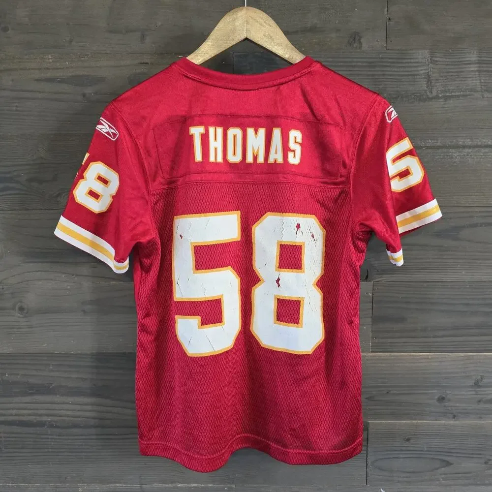 Kansas City Chiefs Derrick Thomas #58 Women's Medium NFL On Field Jersey Red
